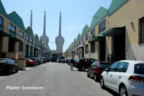 Visited Chrisitian Bale's film location of "The Machinist" in Barcelona, Spain.