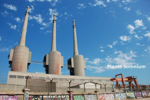 Visited Chrisitian Bale's film location of "The Machinist" in Barcelona, Spain.