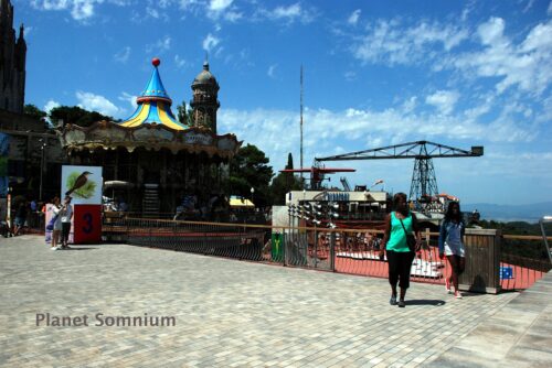 Visited Tibidabo Amusement Park as Chrisitian Bale's film location of "The Machinist" in Barcelona, Spain.