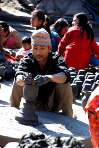 Bhaktapur, Nepal.