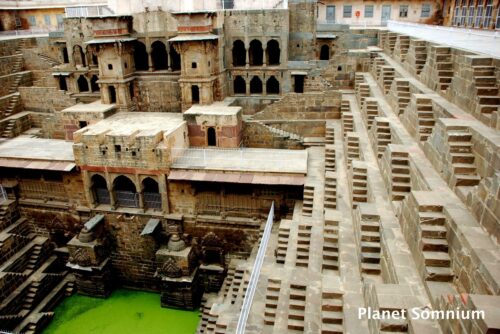 The fall, film location, India, Chand Baori