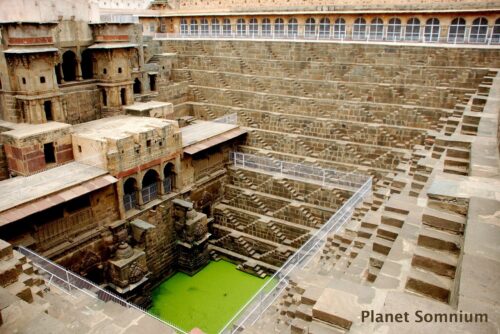 The fall, film location, India, Chand Baori