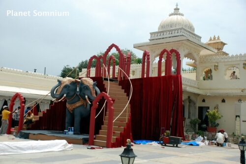 Film location of The fall in Udaipur, India