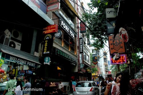 Hauz Khas village, visited as the film location of "2 states"