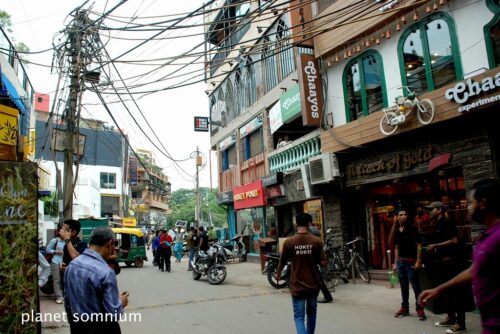 Hauz Khas village, visited as the film location of "2 states"