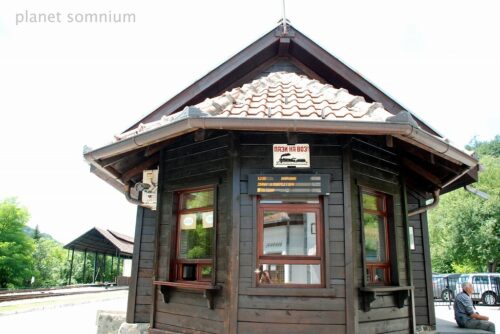 Sargan eight railway from Mokra Gora Station