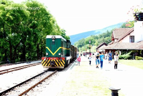 Sargan eight railway from Mokra Gora Station