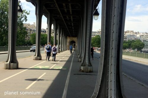 Visited a film location of "Inception" in Paris.