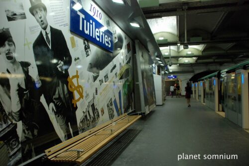 Visited Tuileries metro station as a film location of Paris, je t'aime