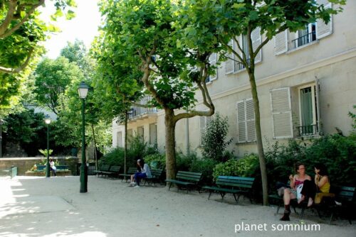 Visited a film location of "Céline et Julie vont en Bateau" in Paris,etc.