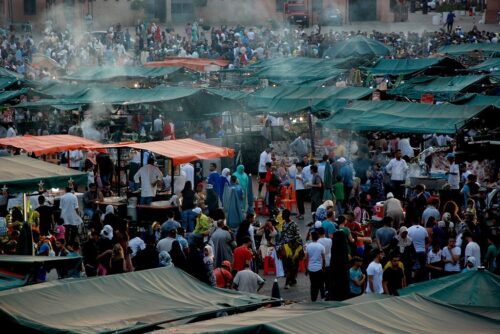 Morroco, Jemaa el-Fnaa, Marrakesh, film location, The way