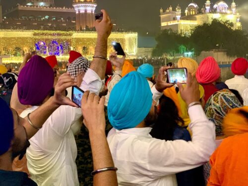 Diwali at golden temple in amritsar, 2019.