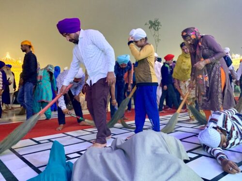 Diwali at golden temple in amritsar, 2019.