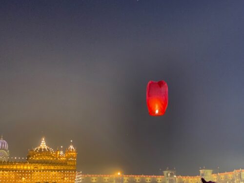 Diwali at golden temple in amritsar, 2019.