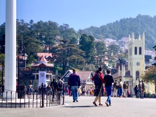 Visited a film location of "3 idiots" in Shimla.