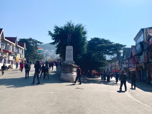 Visited a film location of "Jab we met" in Shimla.