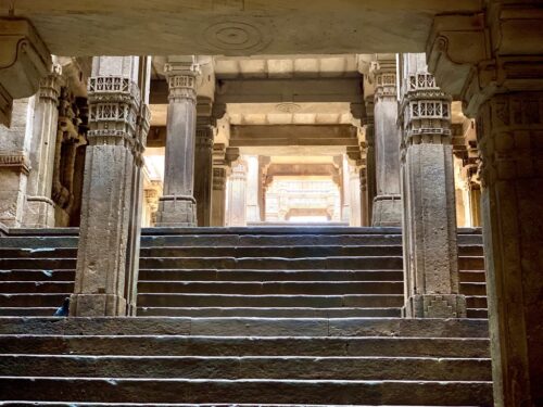 Indian film Raees location, Adalaj Vav step well.